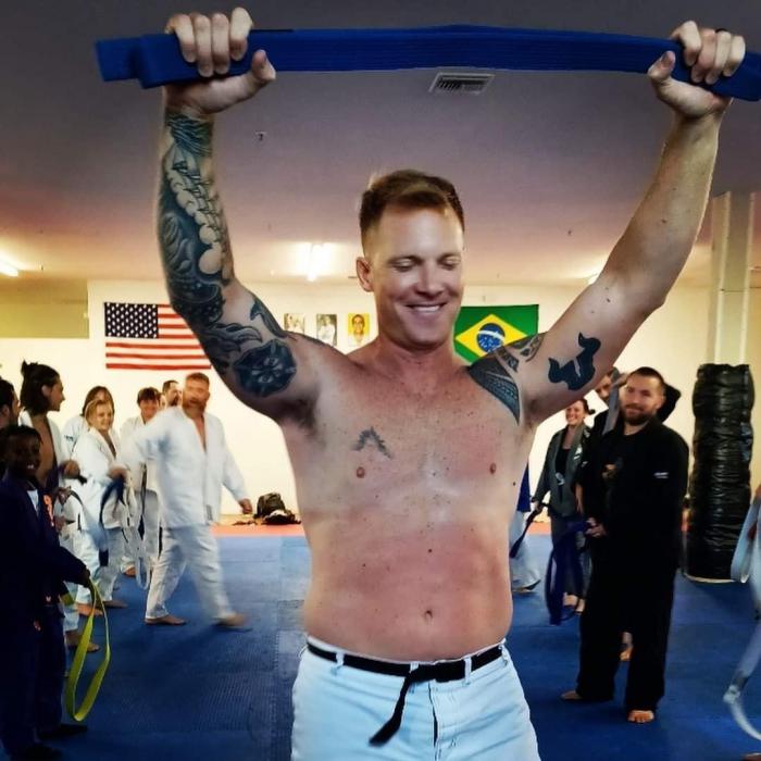 Blue belt · August 12, 2021 · Promoted by Dennis