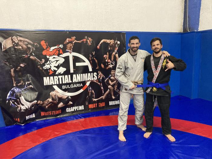 Blue belt · October 12, 2021 · Promoted by Angel Karaivanov