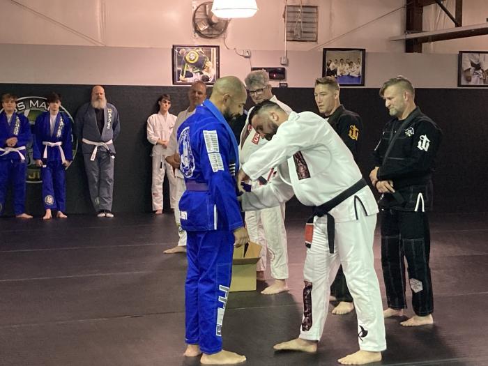 Purple belt · October 5, 2021 · Promoted by Chad Leonhardt