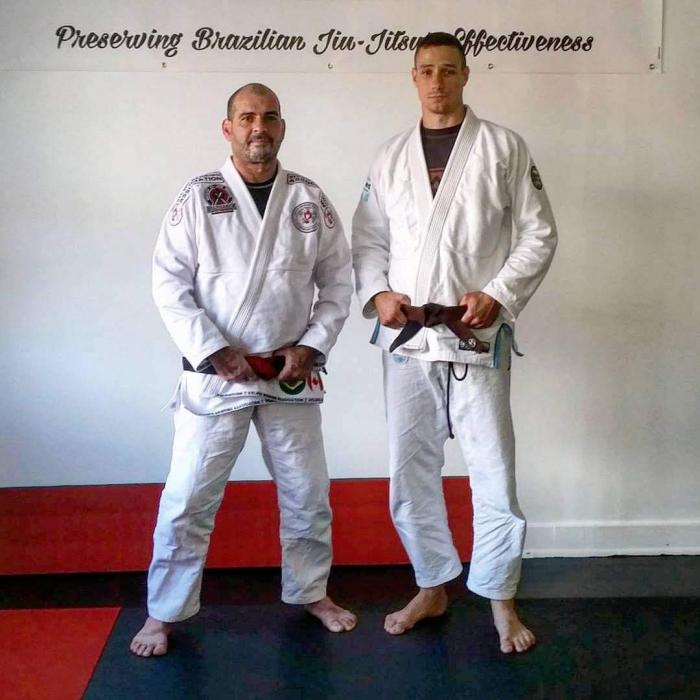 Brown belt · April 1, 2017 · Promoted by Sylvain Moroney, 4th degree black belt under Royler Gracie
