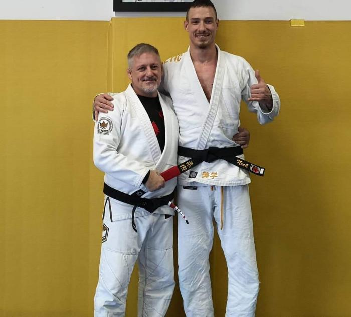 Black belt · November 16, 2019 · Promoted by Sylvain Moroney, 4th degree black belt under Royler Gracie