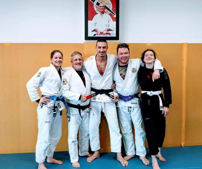 Black belt · November 16, 2019 · Promoted by Sylvain Moroney, 4th degree black belt under Royler Gracie