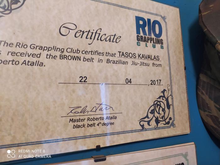 Brown belt · April 22, 2017 · Promoted by Master Roberto attala