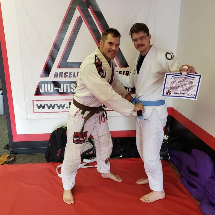 Blue belt · August 10, 2019 · Promoted by Marcello C Montiero