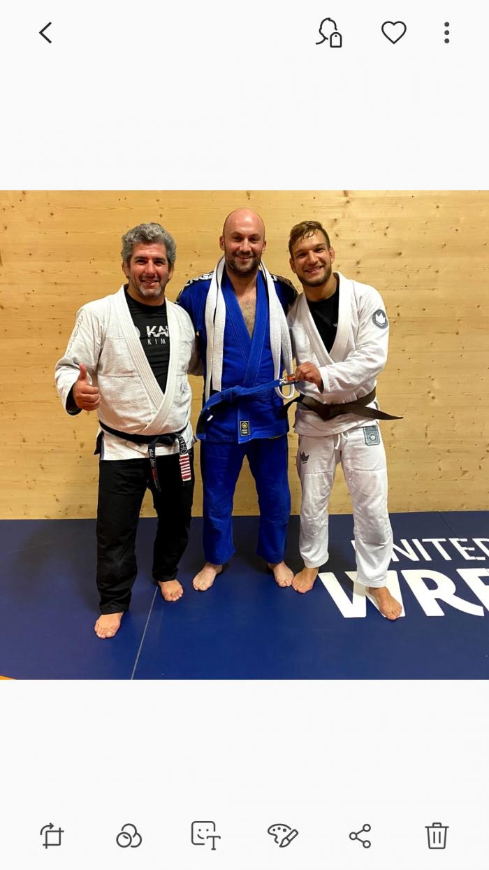 Blue belt · September 29, 2021 · Promoted by Octavio Couto