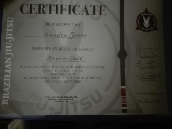 Brown belt · October 30, 2022 · Promoted by Martin Göbel