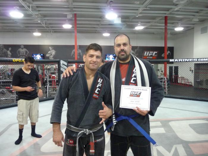 Blue belt · July 14, 2012 · Promoted by Joe Camacho