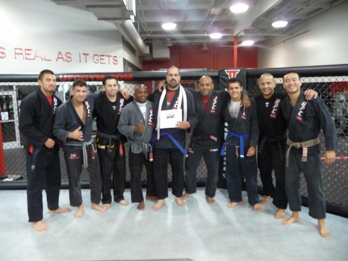 Blue belt · July 14, 2012 · Promoted by Joe Camacho
