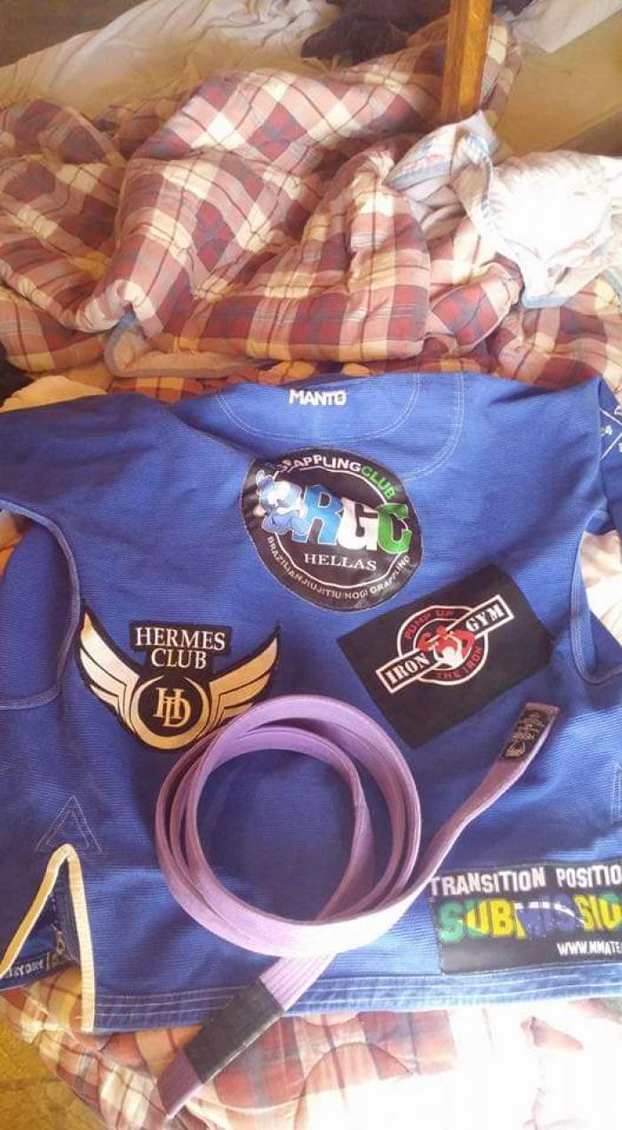 Purple belt · May 8, 2016 · Promoted by Hermes dimitropoulos