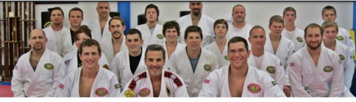 Me with a beard at Master Pedro Sauer Seminar at Soma Academy Kokomo Indiana