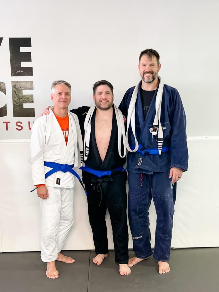 Blue belt · October 16, 2021 · Promoted by Jim Whyte