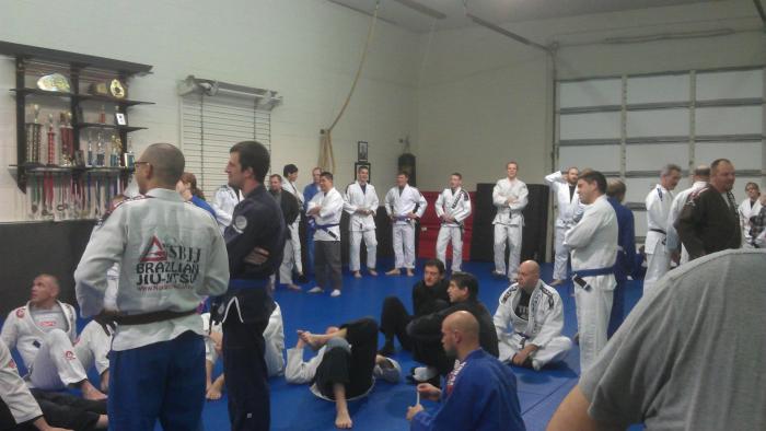 Training at North Sound BJJ Lake Stevens WA - 2011