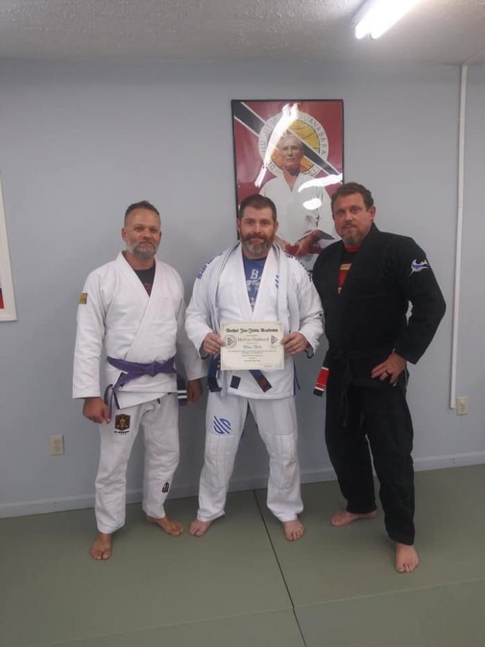 Blue belt · September 25, 2021 · Promoted by Allen Corbin