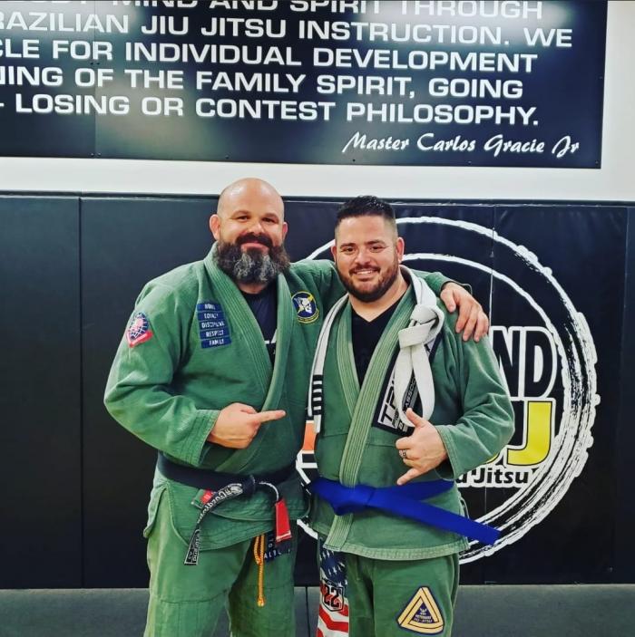Blue belt · October 4, 2021 · Promoted by Bradley Barnes
