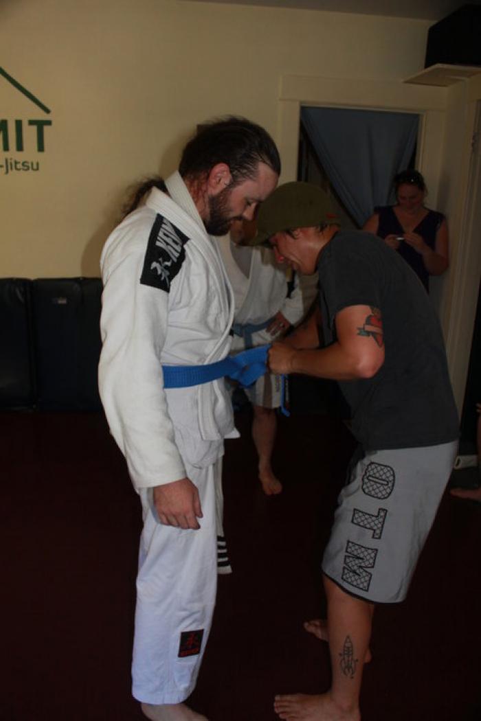 Blue belt · July 24, 2010 · Promoted by Cindy Hales