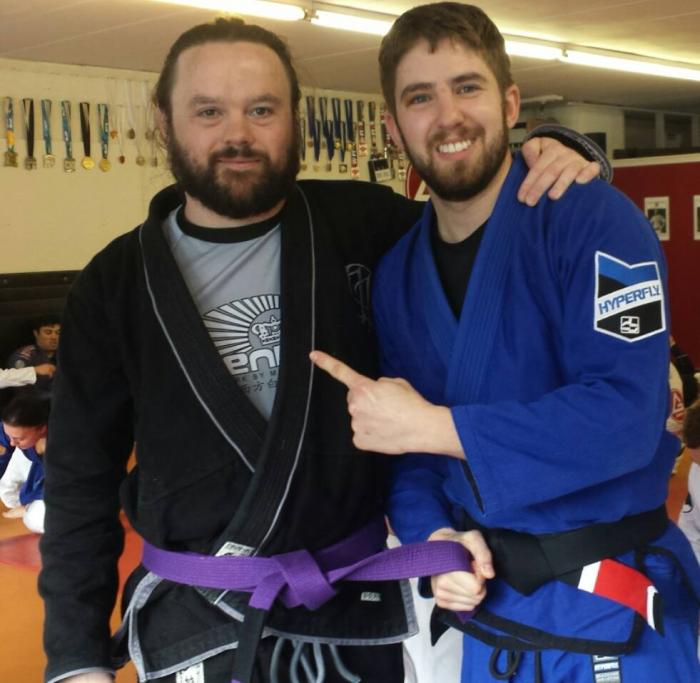 Purple belt · February 14, 2015 · Promoted by John Sylvester