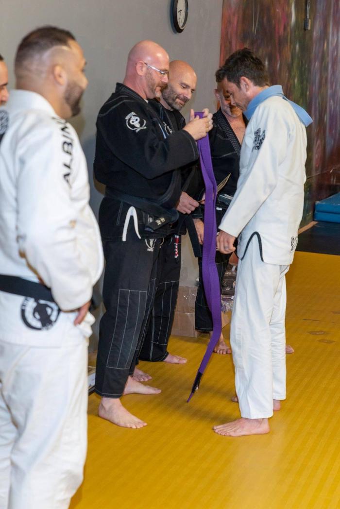 Purple belt promotion