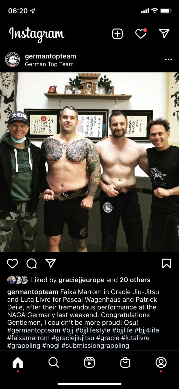 Brown belt · October 26, 2021 · Promoted by Yamatodamashii