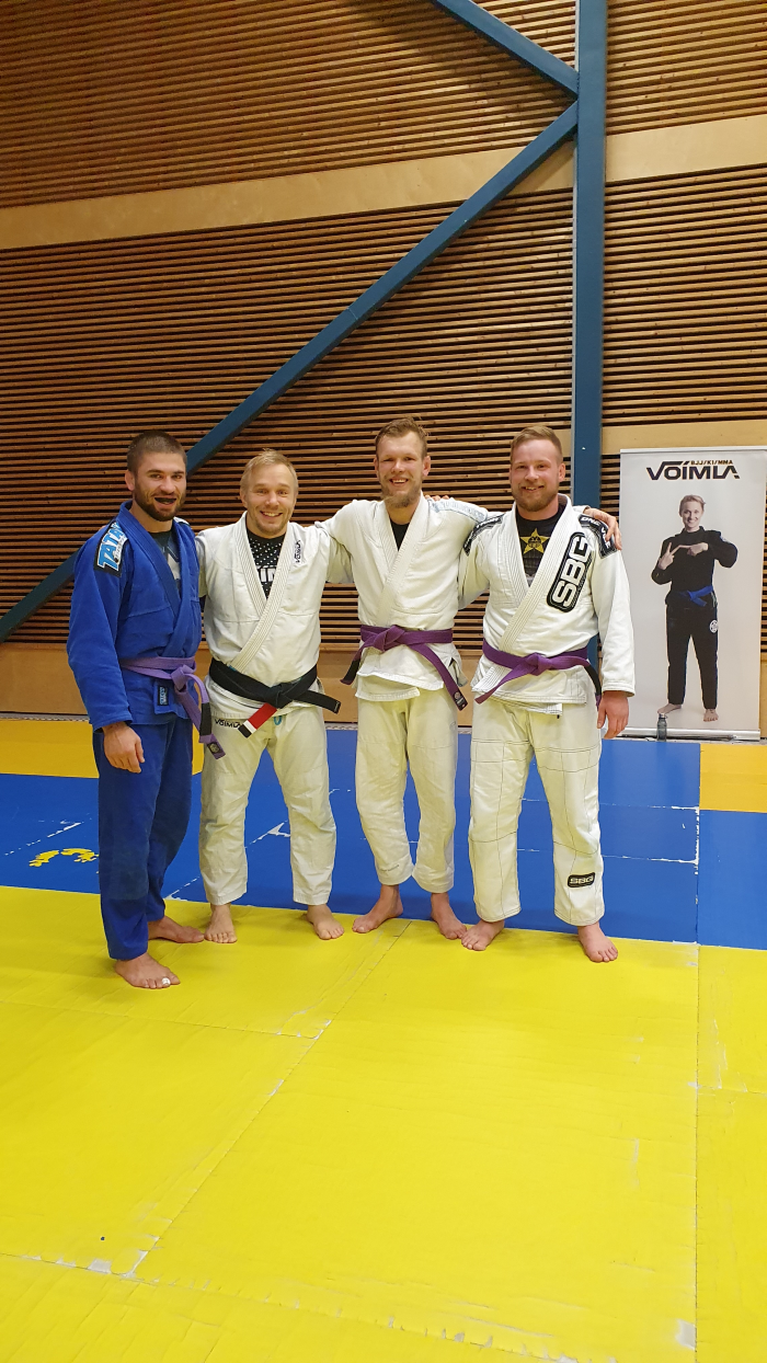 Purple belt · October 26, 2021 · Promoted by Jorgen Matsi