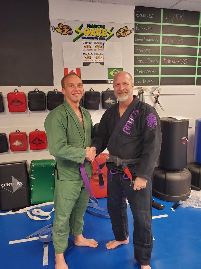 Purple belt · October 26, 2021 · Promoted by Bryan Rumble