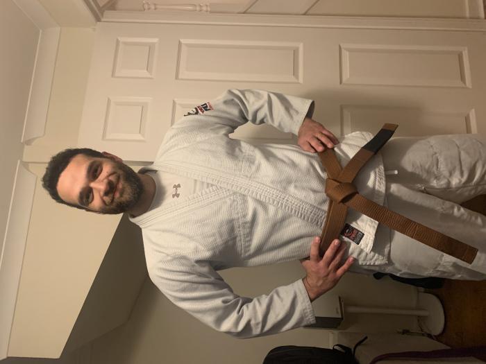 Brown belt · October 11, 2021 · Promoted by Marc Barton