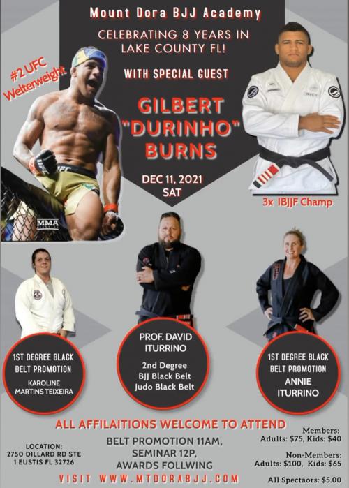 UFC fighter Gilbert Burns