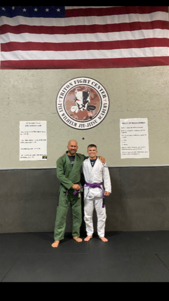 Purple belt · October 27, 2021 · Promoted by Piet Wilhelm