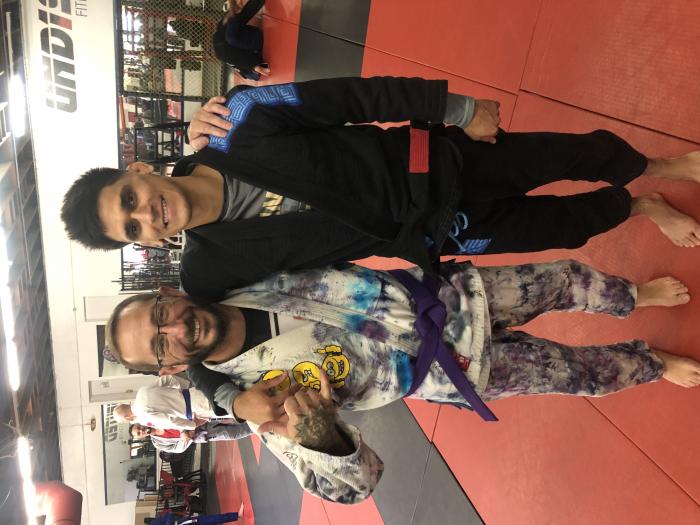 Purple belt · October 23, 2021 · Promoted by Gerald Garland