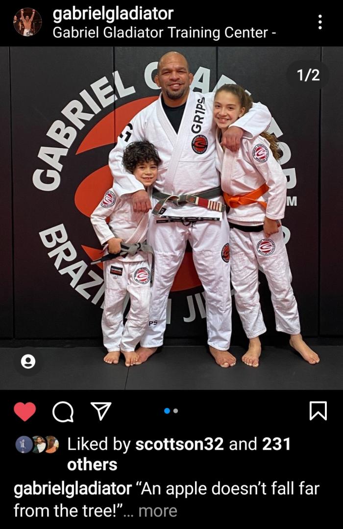 Gray belt · October 23, 2018 · Promoted by Gabriel Gladiator