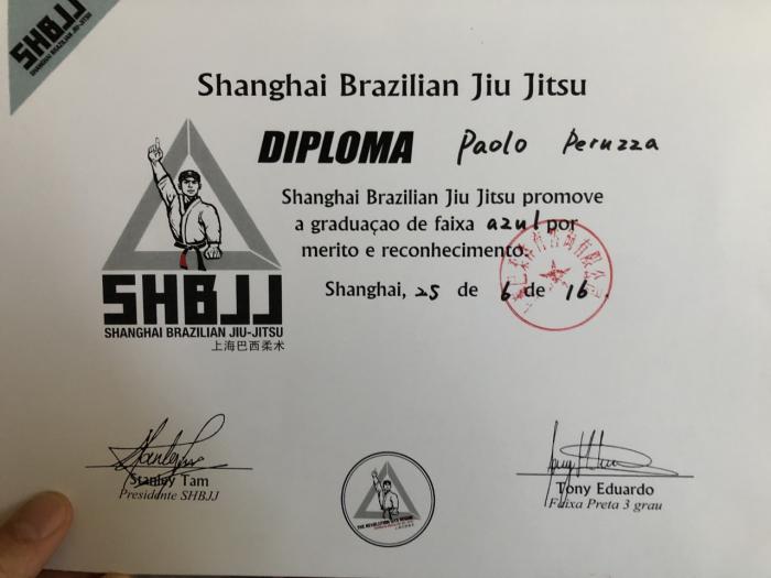 Blue belt · May 25, 2016 · Promoted by Stanley Tam