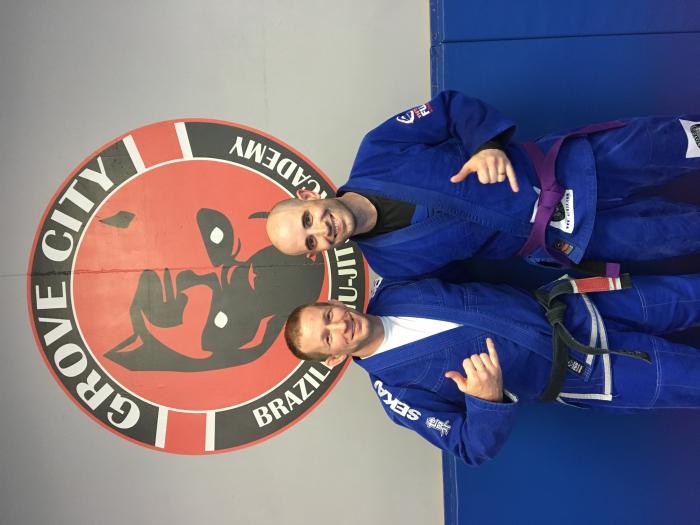 Purple belt · September 5, 2018 · Promoted by Dave Freetage