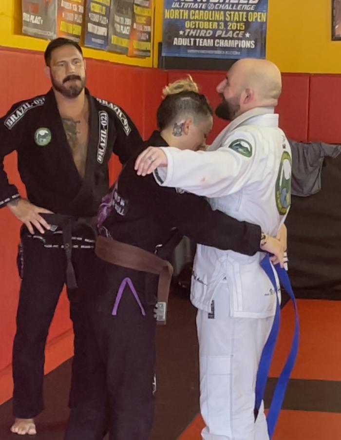 Blue belt · August 21, 2021 · Promoted by Jesus Orlando Santiago