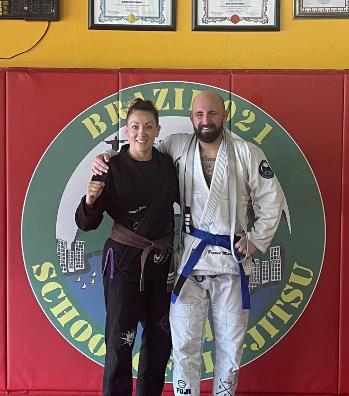 Blue belt · August 21, 2021 · Promoted by Jesus Orlando Santiago