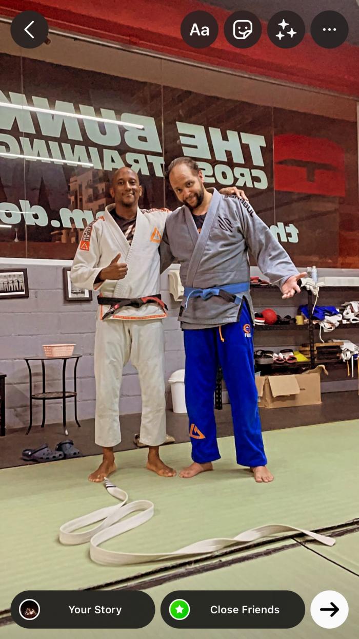 Blue belt · September 8, 2021 · Promoted by Gesnner Costa