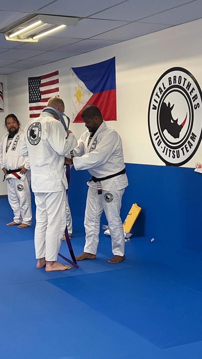 Purple belt · October 10, 2021 · Promoted by Renan Vital