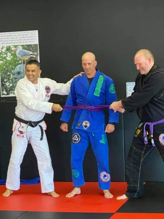 Purple belt · September 18, 2021 · Promoted by Master Ricardo Cavalcanti