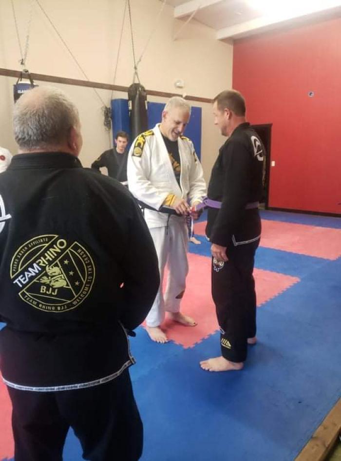 Purple belt · September 25, 2020 · Promoted by Keith Owen