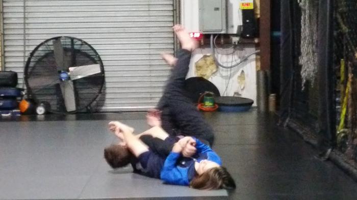 This was December 2016, drilling arm bars with this young kids, now he’s a young man and a high school wrestler. Proud of him too continue grappling in his life.