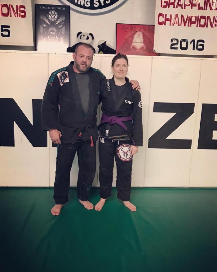 Purple belt · November 13, 2021 · Promoted by Ashley Lockwood