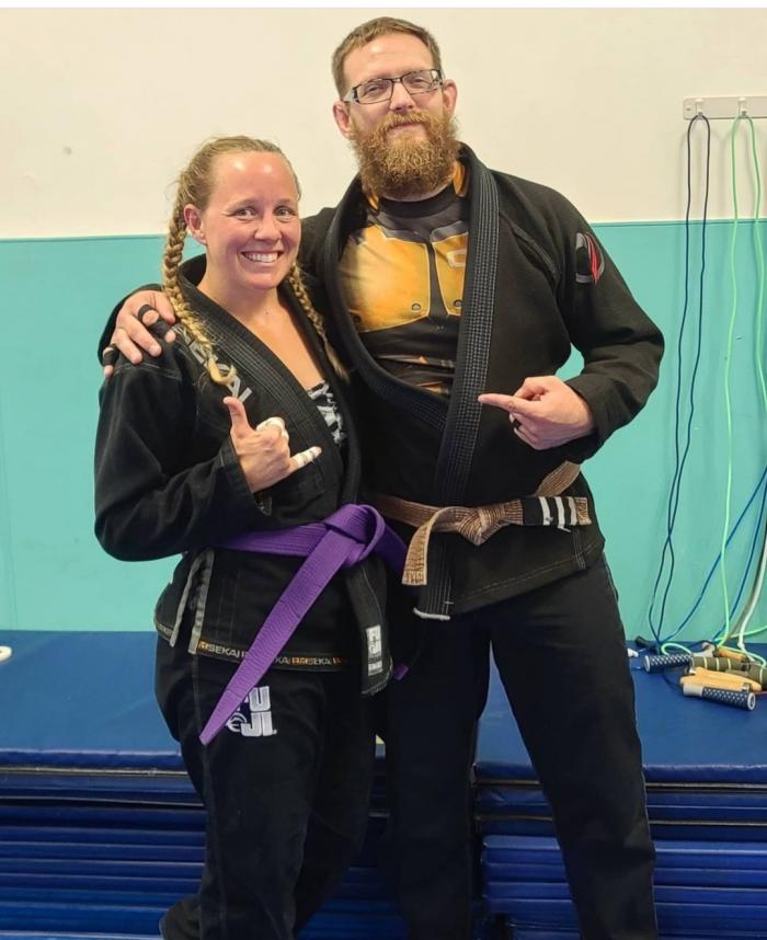 Purple belt · July 22, 2021 · Promoted by Jeff Mitchell