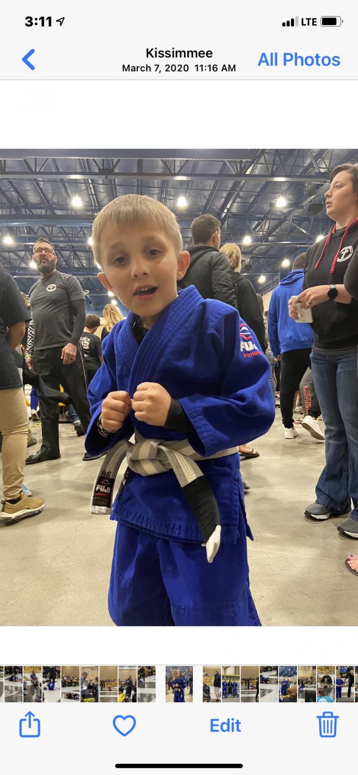 Gray belt · December 8, 2020 · Promoted by Brian Ruscio
