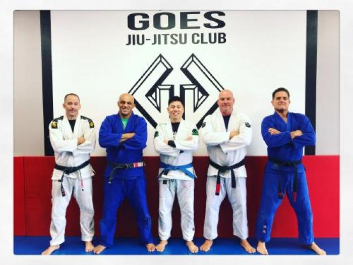 I’m far left. Allan Goes next to me. Kevin in middle being promoted. I ran belt promotions for Allan for over a decade.