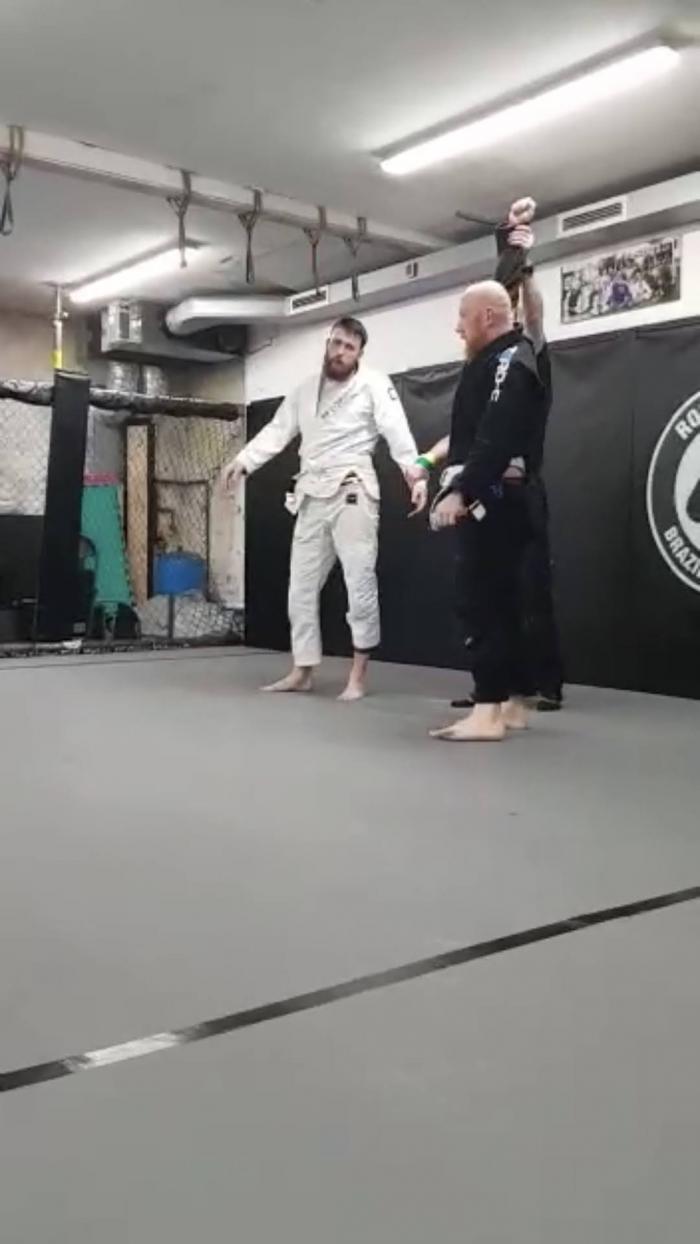 RGA Bucks king of white belt, match 3 won by advantage.