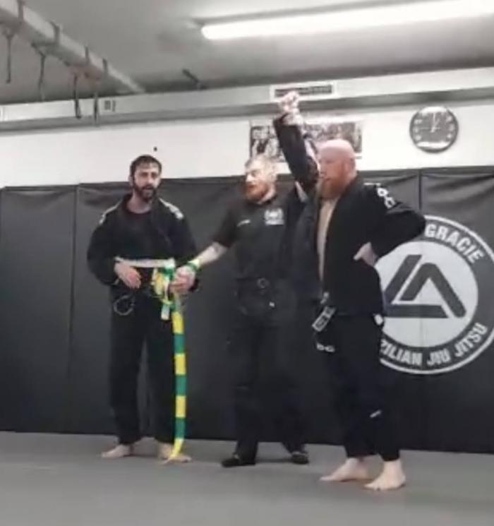 RGA Bucks, king of white belt match 2, won by advantage.