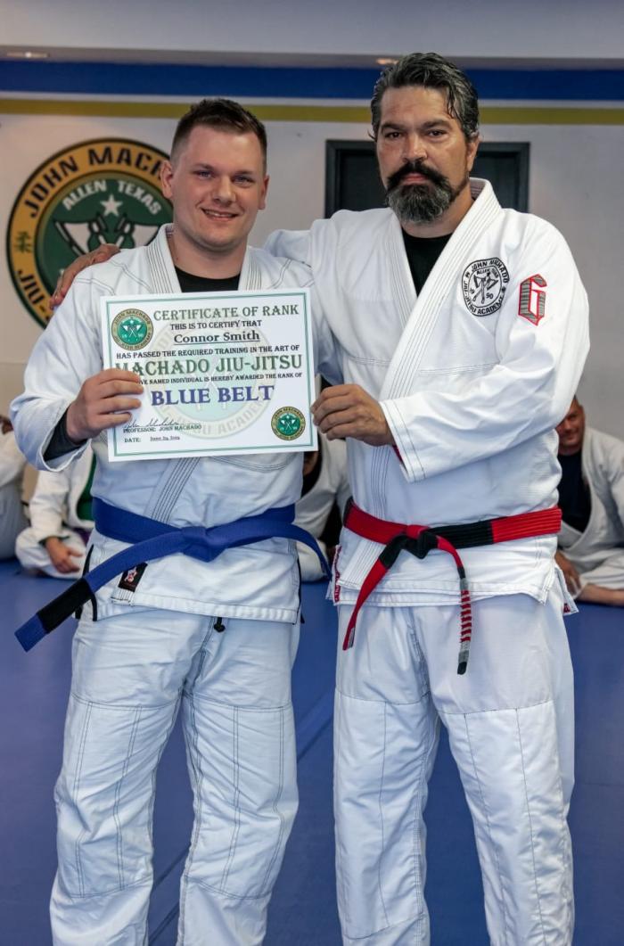 Blue belt · June 29, 2019 · Promoted by John Machado
