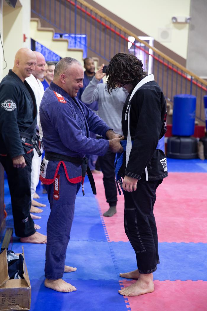 Blue belt · November 20, 2021 · Promoted by Scott Salb