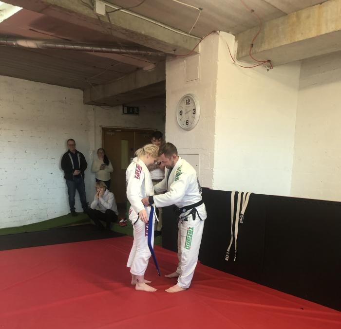 Blue belt · November 21, 2021 · Promoted by Pj Lucey