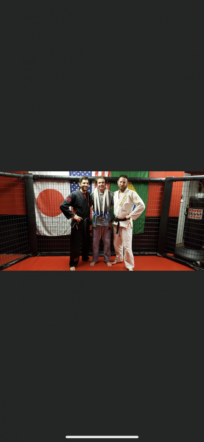 Blue belt · March 15, 2019 · Promoted by Scott White