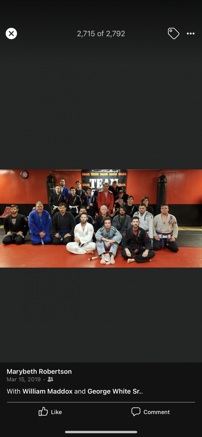 Blue belt · March 15, 2019 · Promoted by Scott White