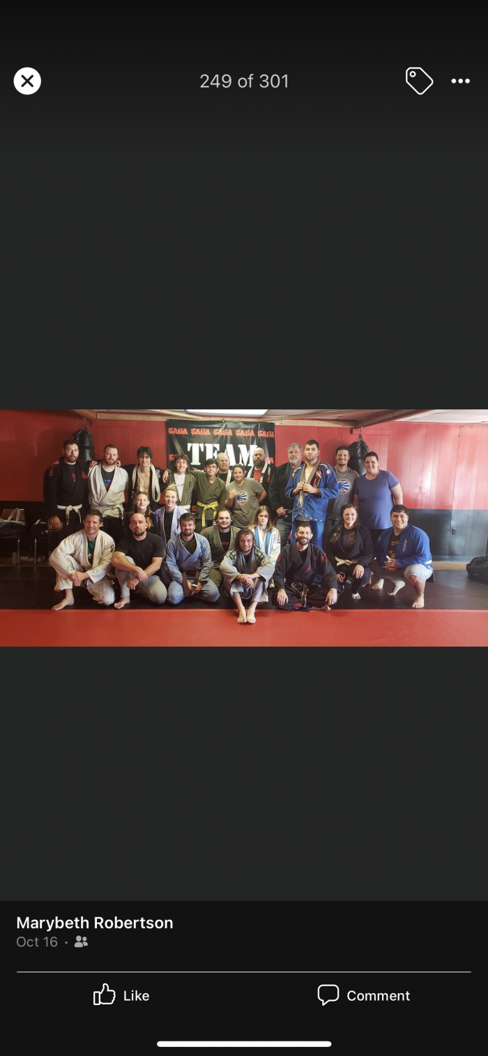 Purple belt · October 16, 2021 · Promoted by Scott white